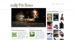 Desktop Screenshot of dailypronews.com