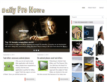 Tablet Screenshot of dailypronews.com